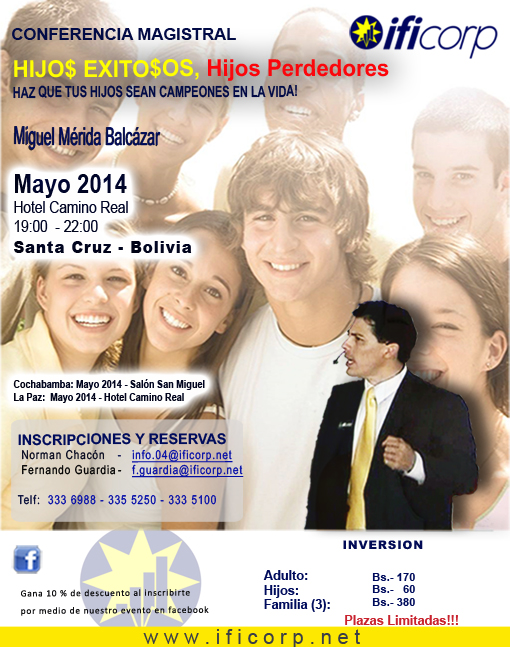 13-0504_Publicidad_Conferencia_Hijos_Exitosos(SCZ 25 de JUNIO)